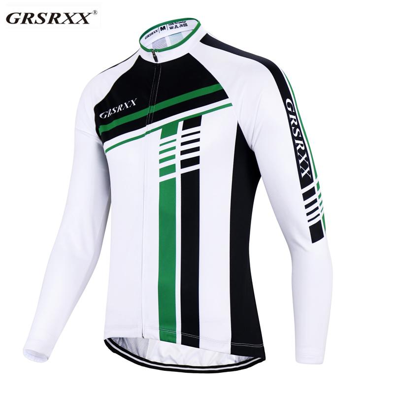 

Racing Jackets GRSRXX Cycling Bike Jersey 2023 Autumn Pro Shirts Bicycle Team Mountain Quick-Dry Sportswear, Cycling jersey