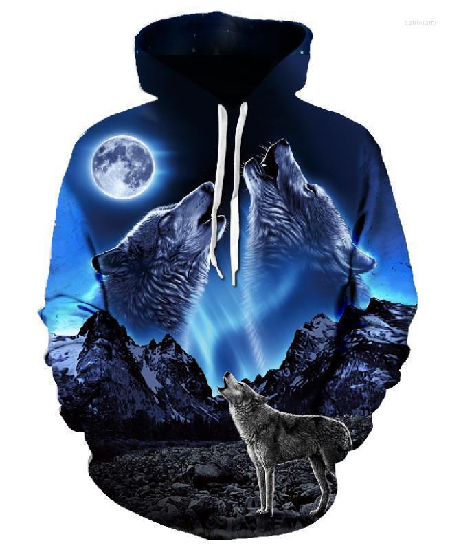 

Men's Hoodies & Sweatshirts Fashion Animal 3d Print Hoodie Men And Women Personalized Design Sweatshirt Night Wolf Harajuku StreetwearMen's, W05609