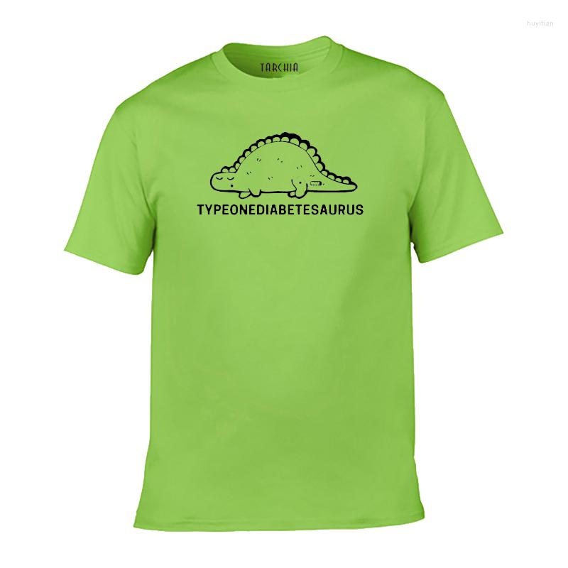 

Men's T Shirts TARCHIA 2023 Boy Summer Brand T-shirt Men Short Sleeve Cotton Top Tee Tshirt Shirt Plus Typeonediabetesaurus Casual Homme, Black