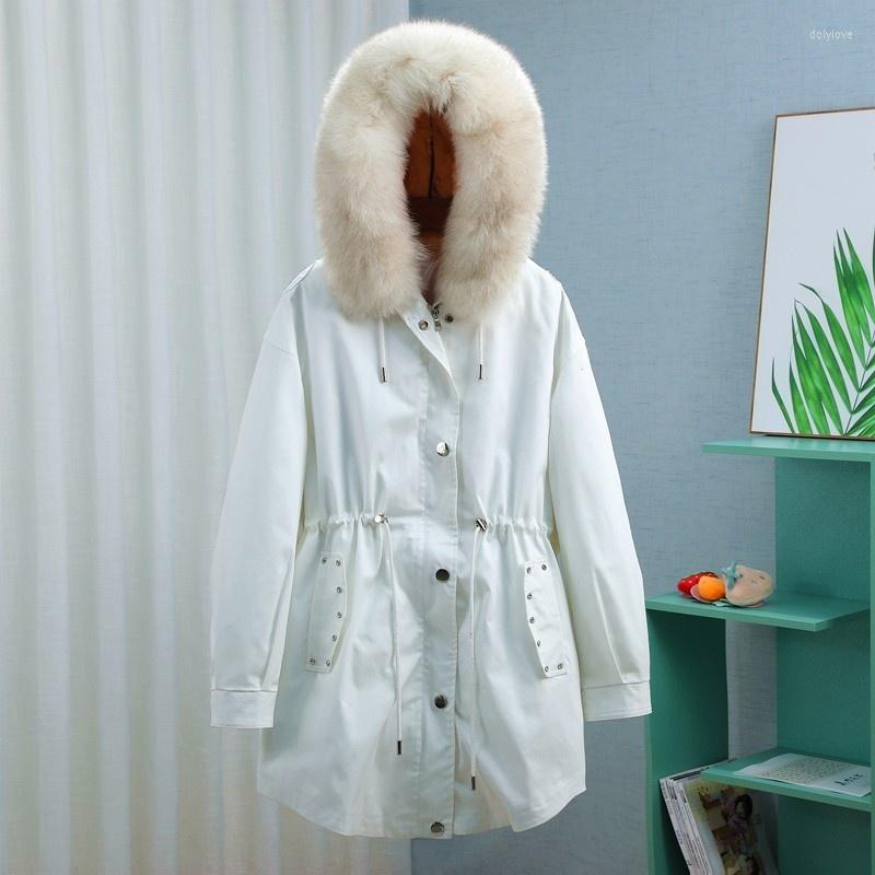 

Women' Trench Coats Womens 2023 Long Beading Embroidered Parka Female Thicken Warm Hooded Zippers Winter Pockets Adjustable Waist Casual, Black