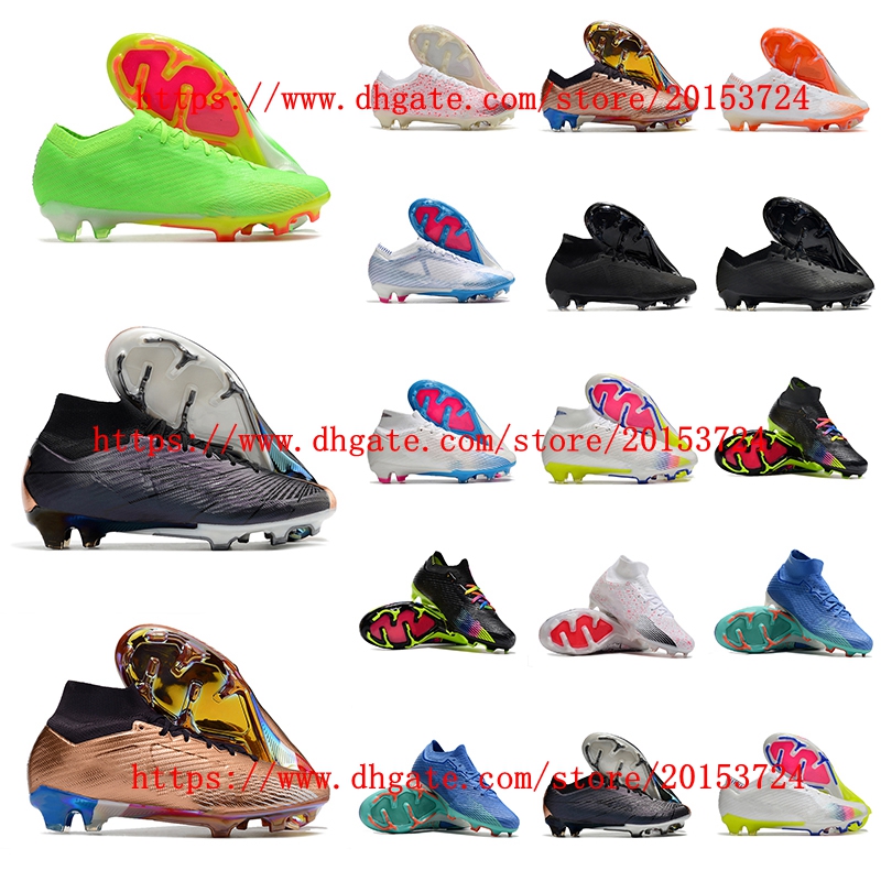 

Men's Football Boots Zoomes Mercurial Vapores XV Elite FG Soccer Shoes Outdoor Training Sport Cleats Wholesale, As picture 5