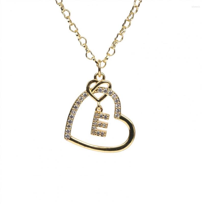 

Pendant Necklaces Personality Stylish Cute Heart Necklace Fine Workmanship Clavicle Chain Geometric Clothing Accessory