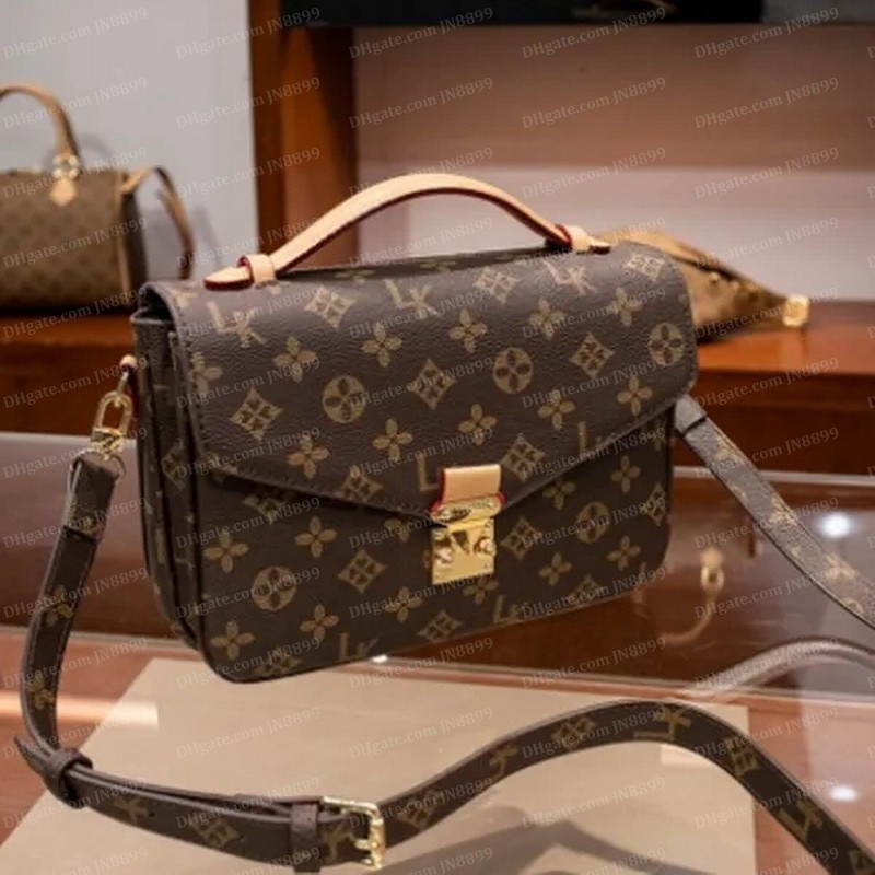 

Luxurys Designer Bags Handbag Women Handbags Lady Messenger Fashion Shoulder Bag Luxury Crossbody Tote Wallet With Original Dust Bag JN8899, Brown flower