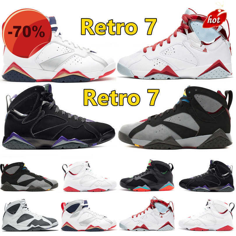 

Slippers jumpman AMG 7 retro 7s mens basketball shoes Trophy Room Topaz Mist Patent Leather Bordeaux Flint Barcelona Nights hare men trainers sports, Color#1