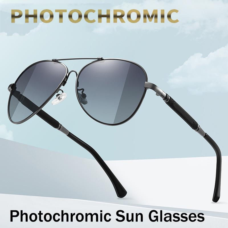

Sunglasses Smart Pochromic Anti-Blue Ray Polarized Men Chameleon Glasses Day Night Vision Driving Sun Change ColorSunglasses