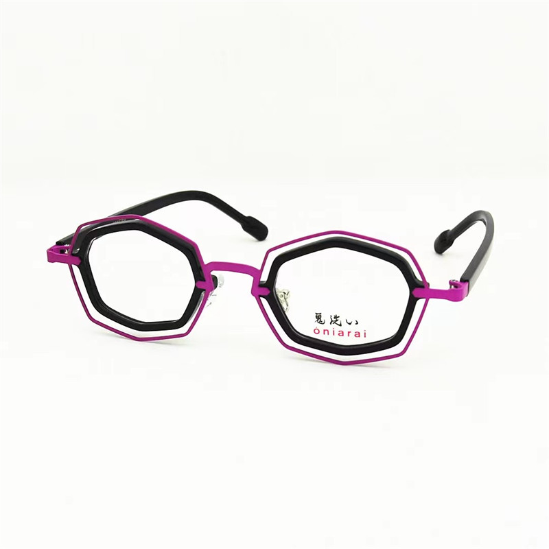 

Optical Eyeglasses For Men Women Retro 76851 Style Anti-Blue Light Lens Plate Plank Full Frame With Box