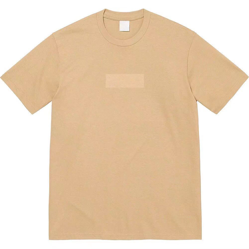 

23SS WEEK1 New Style Woman Men's T-shirts Classic Box Letter Tee Casual Loose Summer Solid Short Sleeve Fashion Breathable High Street Tee TJAMMTX106, White