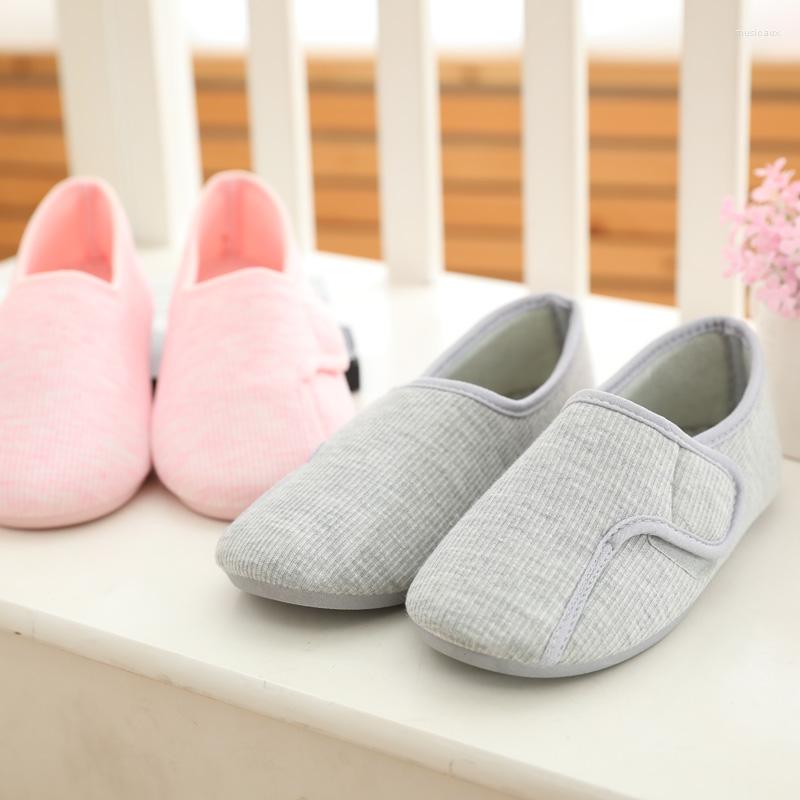 

Slippers Confinement Shoes Simplicity Soft Warm Spring Autumn Woman's Woman Children Man, Pink