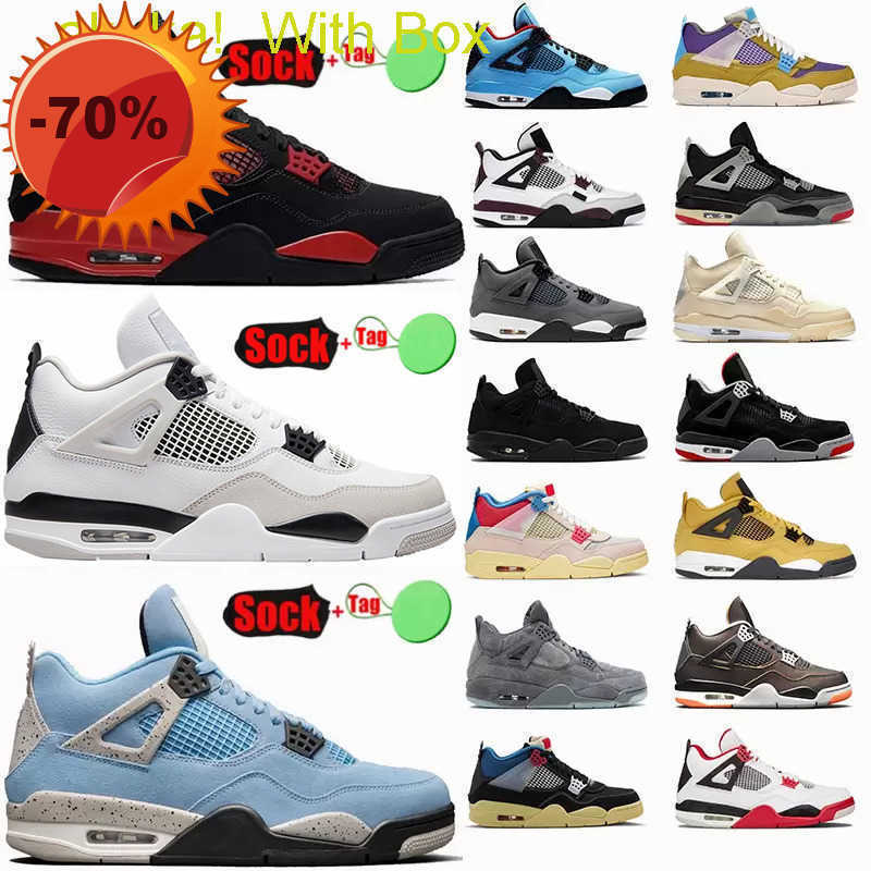 

Boots Outdoors Free Box 12days delivered - Military Black 4 Mens Basketball Shoes 4s Jumpman Big Size 48 49 50 Sneakers Fire Red Thunder