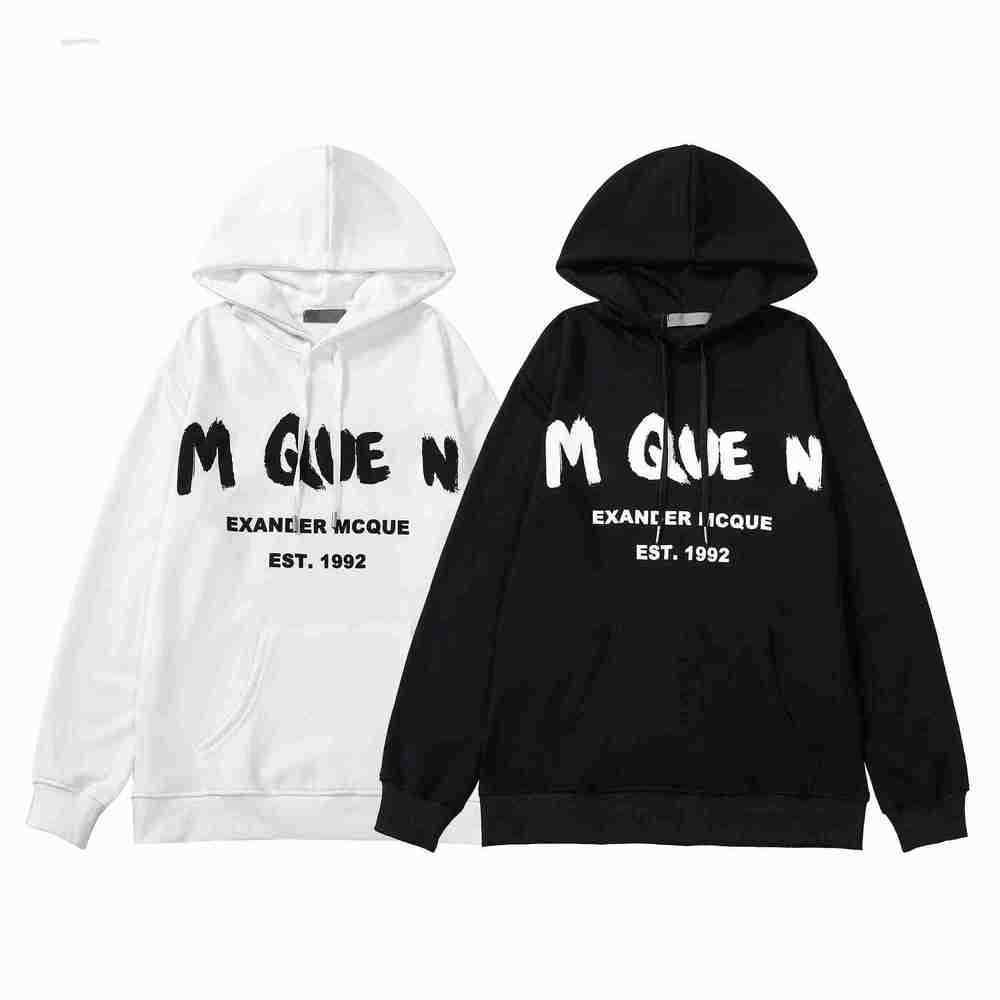 

Men Hoodie Fashion Women Sweatshirts Streetwear Pullover Loose McQueen Hoodies Lovers Tops Clothing Hig h quality