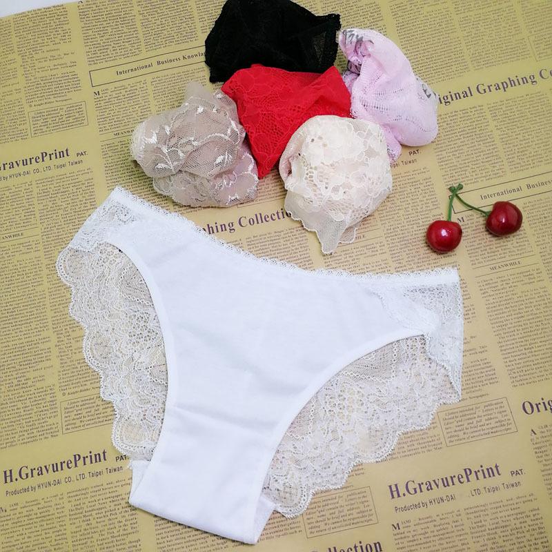 

Women's Panties Sexy Pant Gauze Underwear Lace Perspective Women Lingerie Pants Exposed Female G-string 1pcs, Ac11random
