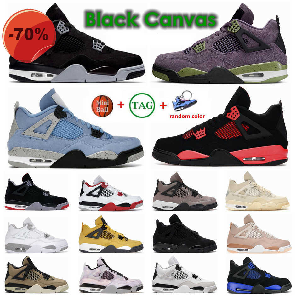 

Slippers Basketball New Shoes Black Cat 4s Jumpman 4 Mens Basketball Shoes University Blue Canyon Purple Sail White Oreo Bred Fire Red Thunder Pure, 16