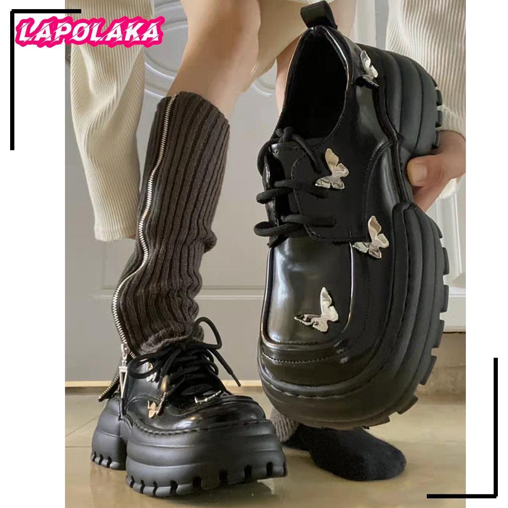 

Dress Shoes Fashion Gothic Punk women's Pumps Platform Spring Autumn Chunky Heels Shoes For Woman Lolita College Style Shoes Girls 230225, Beige