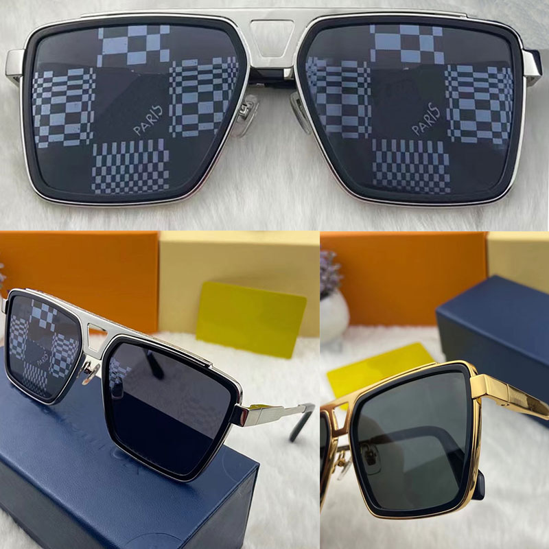 

Mens designer Sunglasses Z1582U men classic square frame man casual fashion metal glasses UV protection designer Top quality With original box