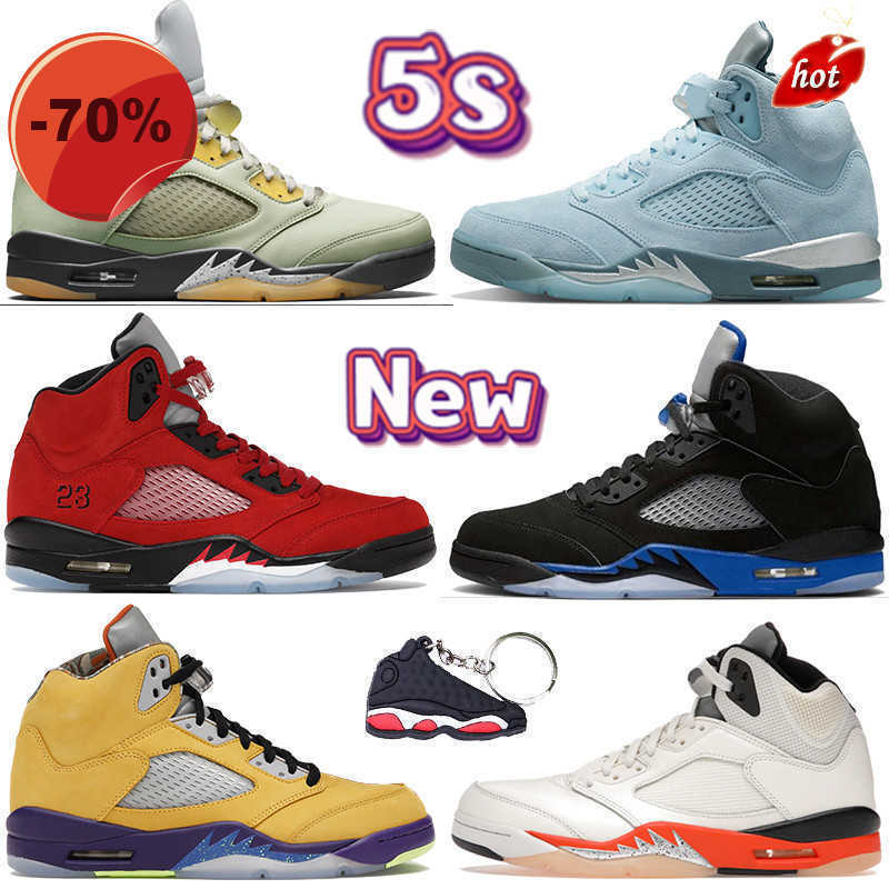 

Slippers Top AMG 5 5s Basketball Shoes Jade Horizon Bluebird what the Racer Blue White x Sail raging red black metallic 23 UNC oreo men sneakers, 18 michigan