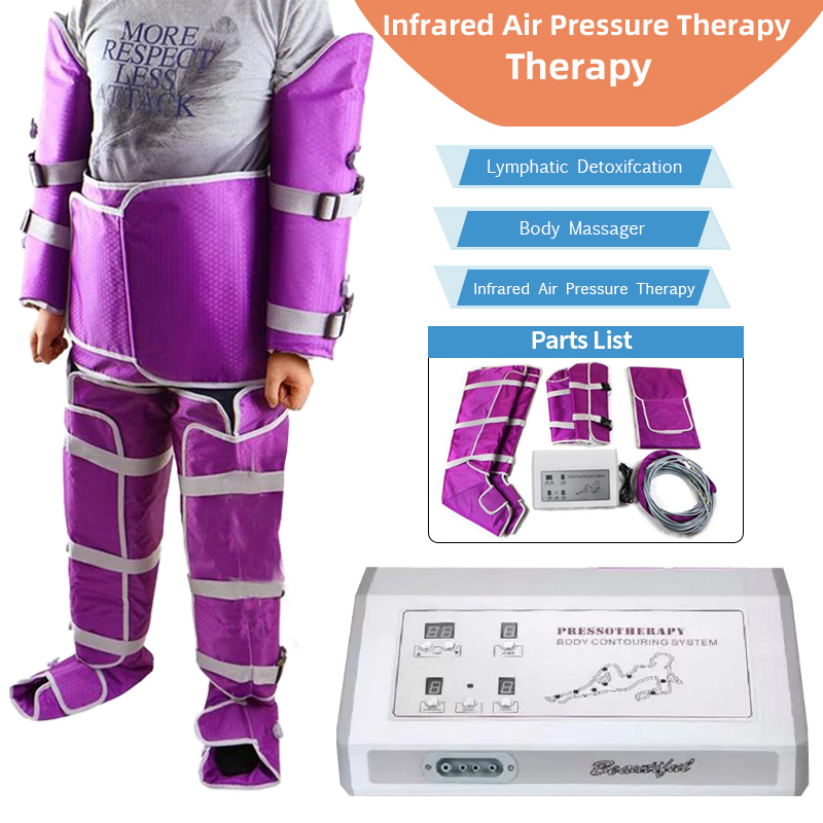 

Slimming Machine 24 Air Bags Air Pressure Presoterapia Lymph Drainages Presoterapia Body Massage With Pants And Sleeves153