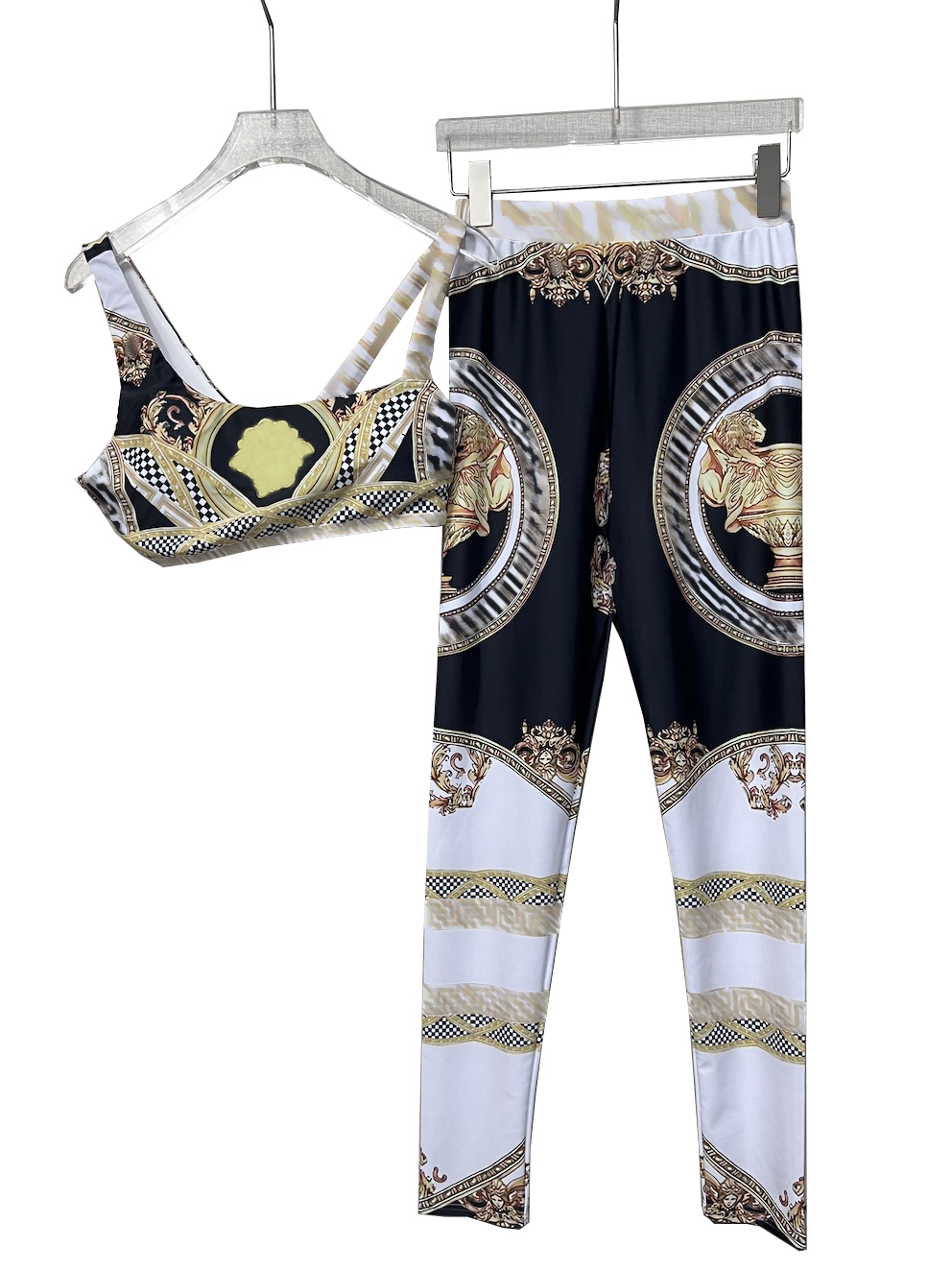 

Luxury Women Yoga Set Printed Tracksuit Fashion Sportswear