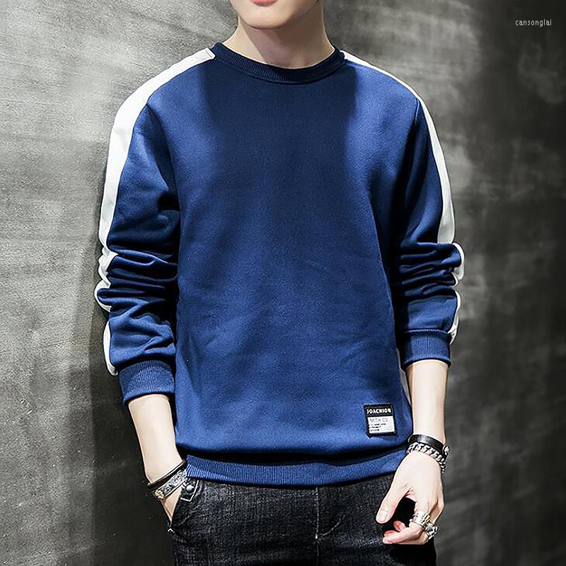 

Men's Hoodies 2023 Spring Mens Long Sleeve O-Neck Fashion Casual Pullover Sweatshirt Plus Size 4XL, Black