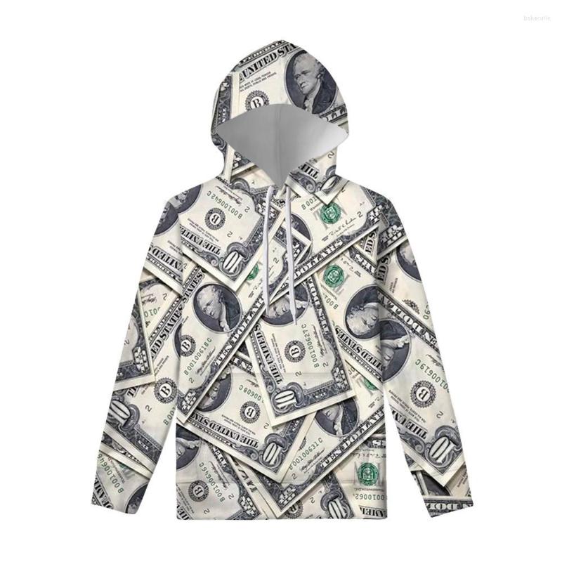 

Men' Hoodies Men Sweatshirt Winter Dollars Print Long Sleeve Hoodie Funny 3d Money Pullover Tops Sudadera 2023 Cool, Wzh0783z72
