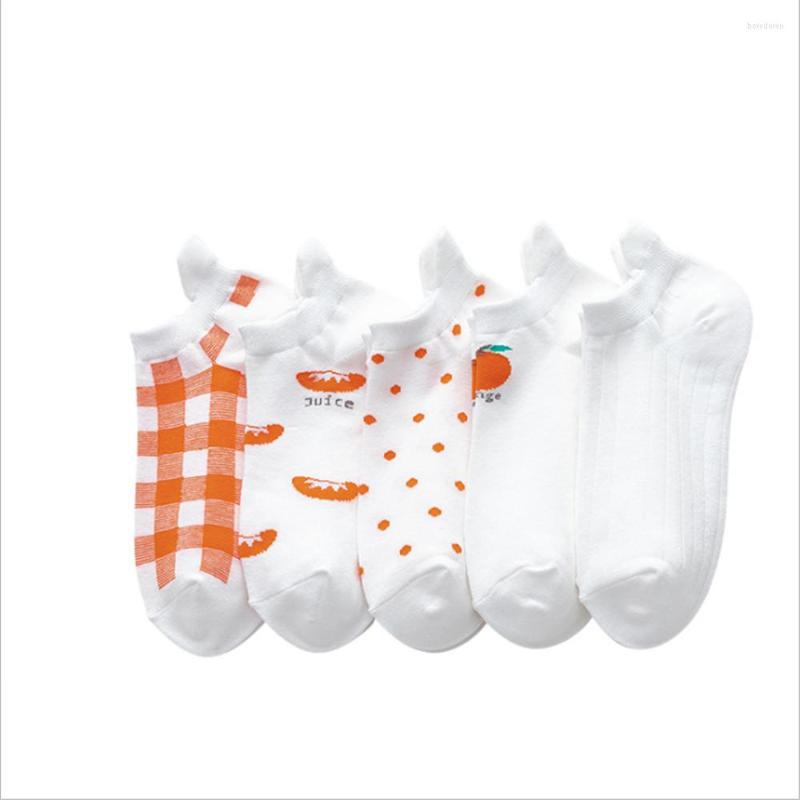 

Women Socks Female Thin Section Breathable Boat Japanese Ins Trend Tier Style Anti-Drop Cotton Student Short