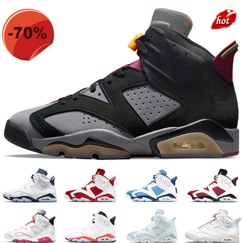 

Slippers TN AMG Athletic Shoes Mens Basketball Shoes 6 6s Carmine DMP Infrared Washed Denim UNC Black Cat Men Trainers Outdoor Sports Sneakers, #10 university blue 40-47