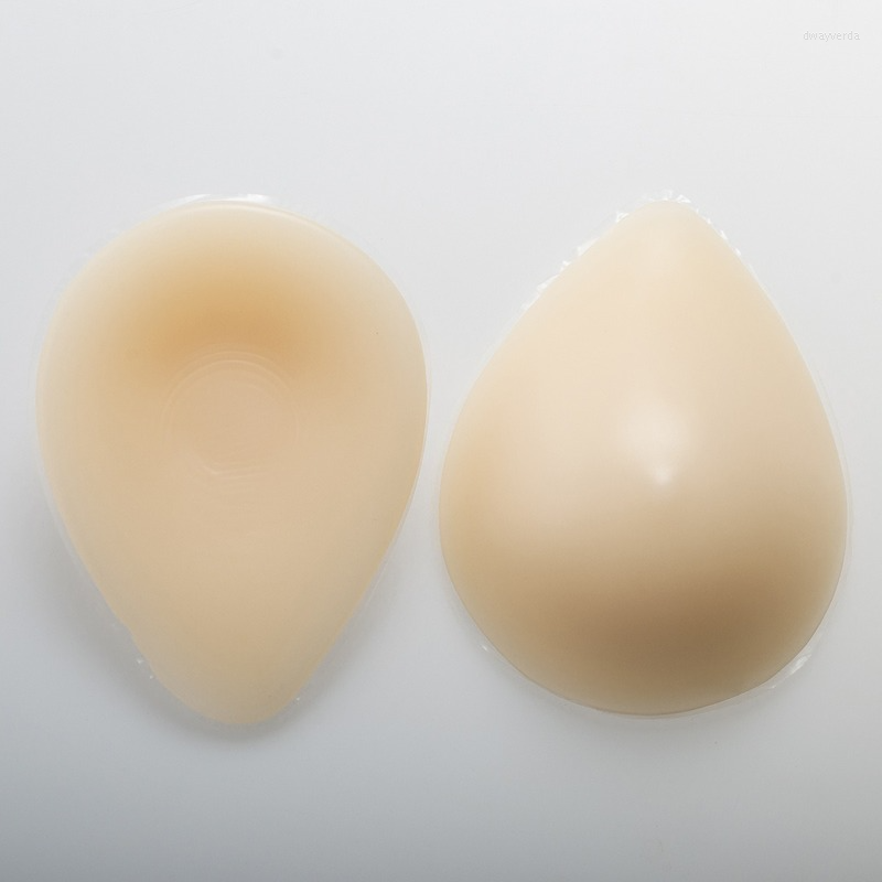 

Women's Shapers Breast Lift Fake Bust Single Skin Color Concave Bottom Water Drop-shaped Silicone Special After Mastectomy, Beige