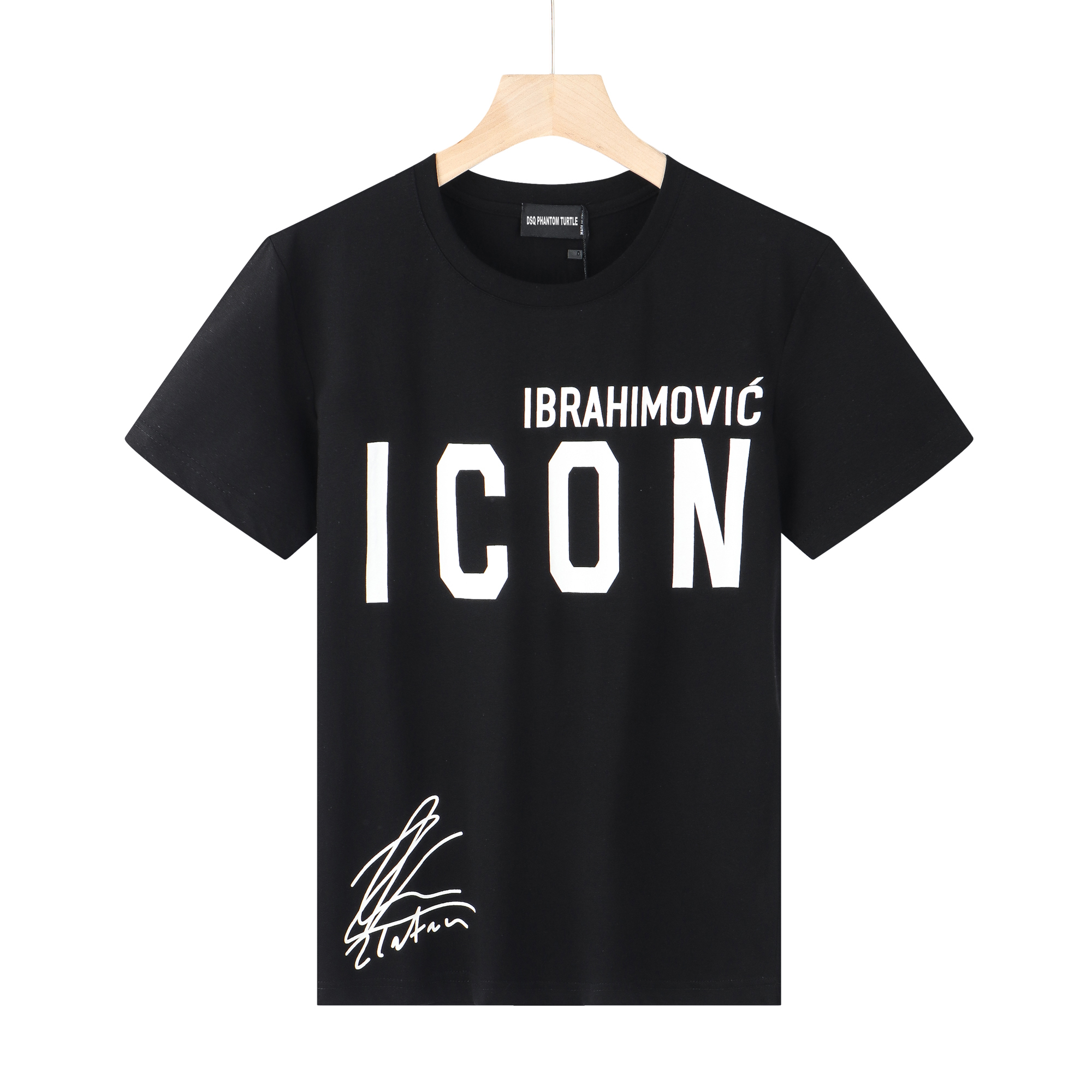 DSQ PHANTOM TURTLE Men's T-Shirts Mens Designer T Shirts Black White Back Logo Skater T-shirt Men Summer Fashion Casual Street T-shirt Tops Plu