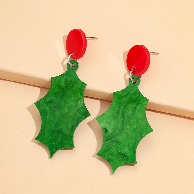 

Stud Earrings Christmas Tree Snowflakes Fruit Women Man Earring