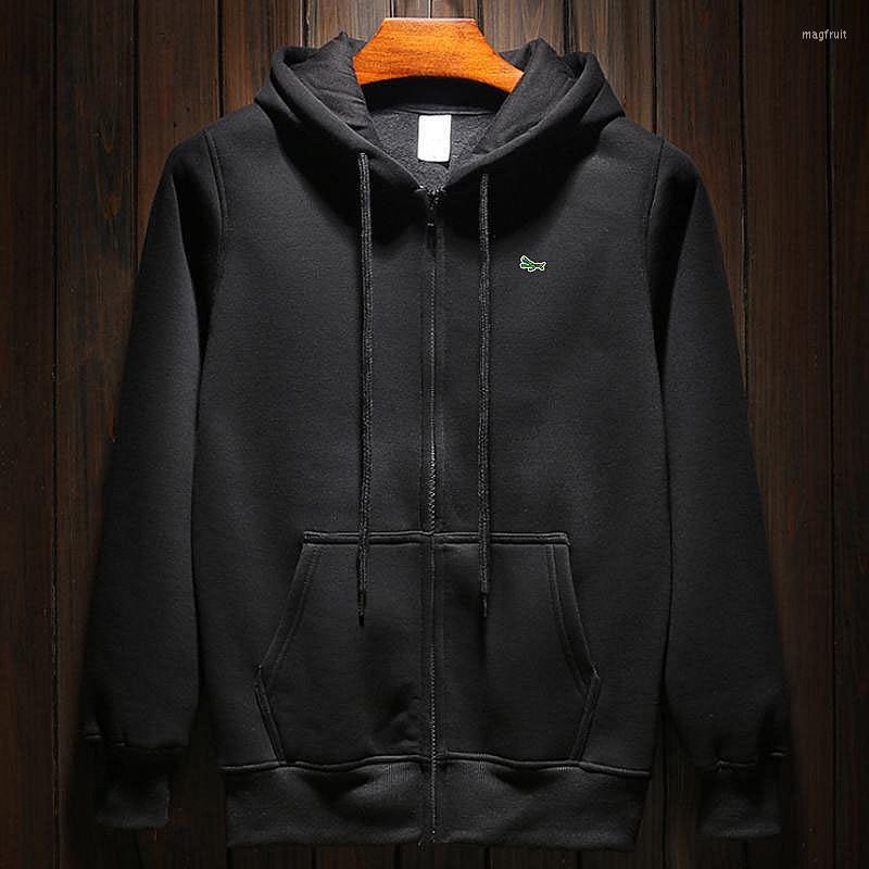 

Men' Hoodies 2023 Spring Autumn Long Sleeve Casual Zipper Hooded Fleece Thick Mens Sweatshirts Solid Color Fashion Coats, Gray