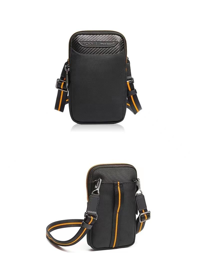 

2023 New TUMI McLaren Breast Bag Men's small one-shoulder crossbody bag A2, Black