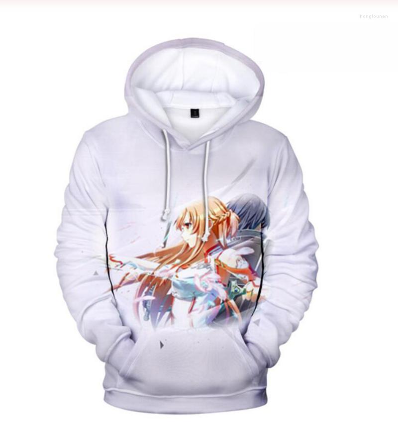 

Men's Hoodies 2023 Sword Art Online 3D Hoodie Men Women Casual Harajuku Kpop Anime Hoody Clothing Sweatshirts Tops Hooded Full