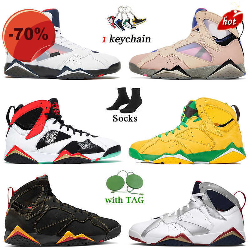 

Slippers Top AMG Quality Women Mens Jumpman 7 Citrus 7s Basketball Shoes Jorden7s Sneakers PSGs Sapphire Oregon Ducks Black Patent White Green, B37 raptor 36-47
