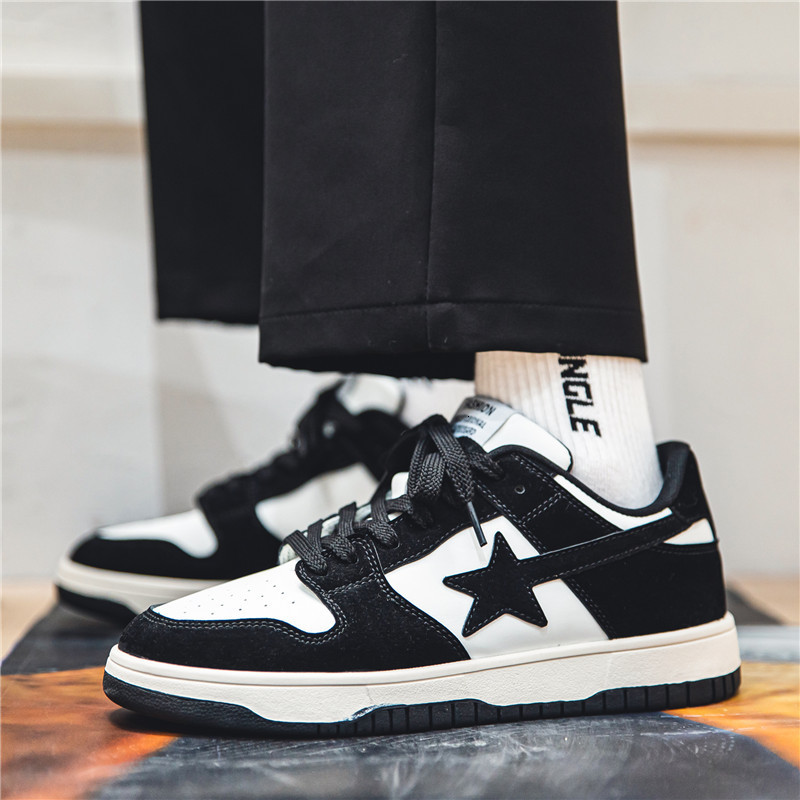 

Dress Shoes Autumn Men Casual Sneakers Fashion Mixed Colors Star Running Sport Tennis Chunky Trainers Walking Jogging Footwear 230225, Blue