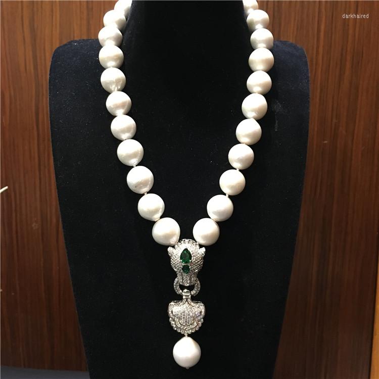 

Chains Sell European American Styles Natural 13-14mm White Edison Huge Pearl Necklace Fashion JewelryChains ChainsChains