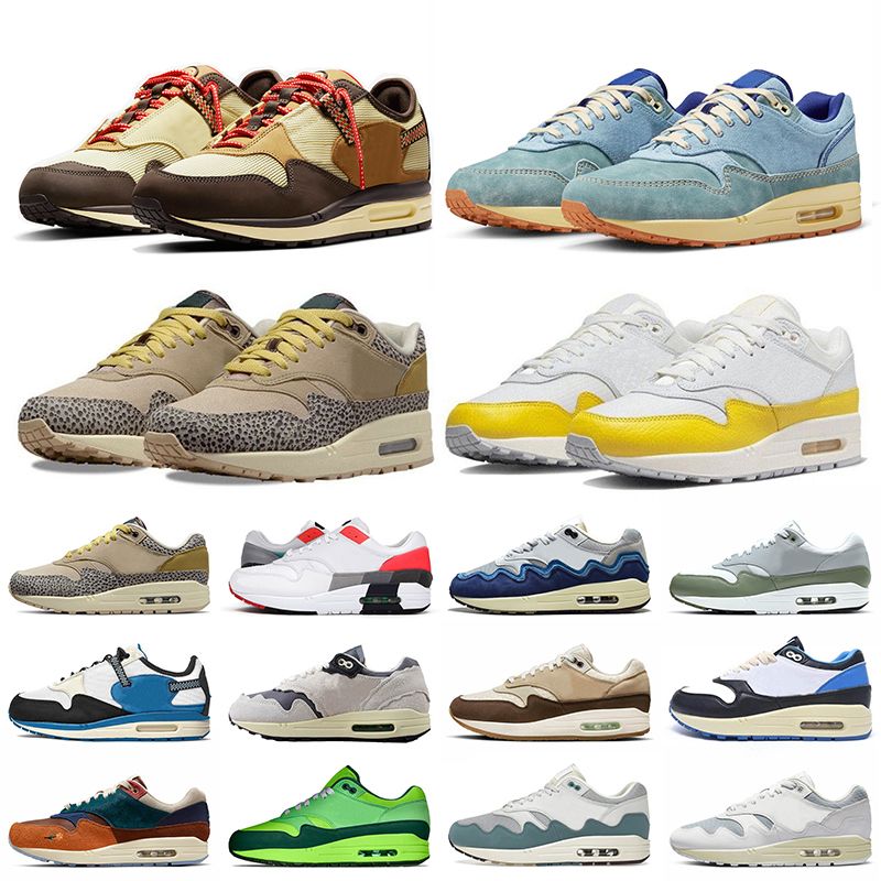 

Top Running Shoes Travis Scotts Men Trainers Dirty Denim 1s Air Sports Won Ang Obsidian Crepe Hemp Airsmax 1 Oregon Duck 87 Noise Aqua Tour Concepts Women Sneaker, 40-45 patta