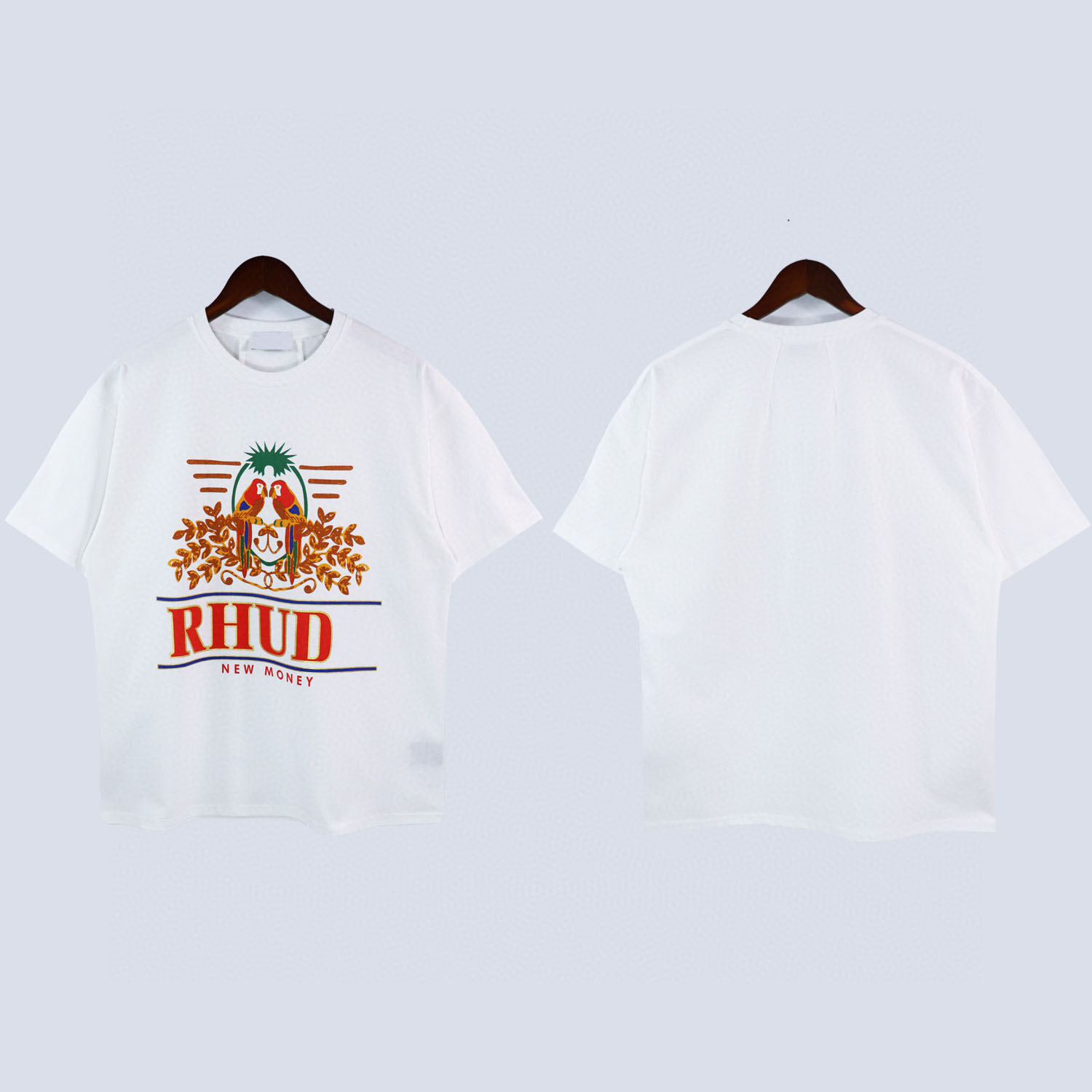 

Men's Plus Tees & Polos Round neck embroidered and printed polar style summer wear with street pure cotton w222