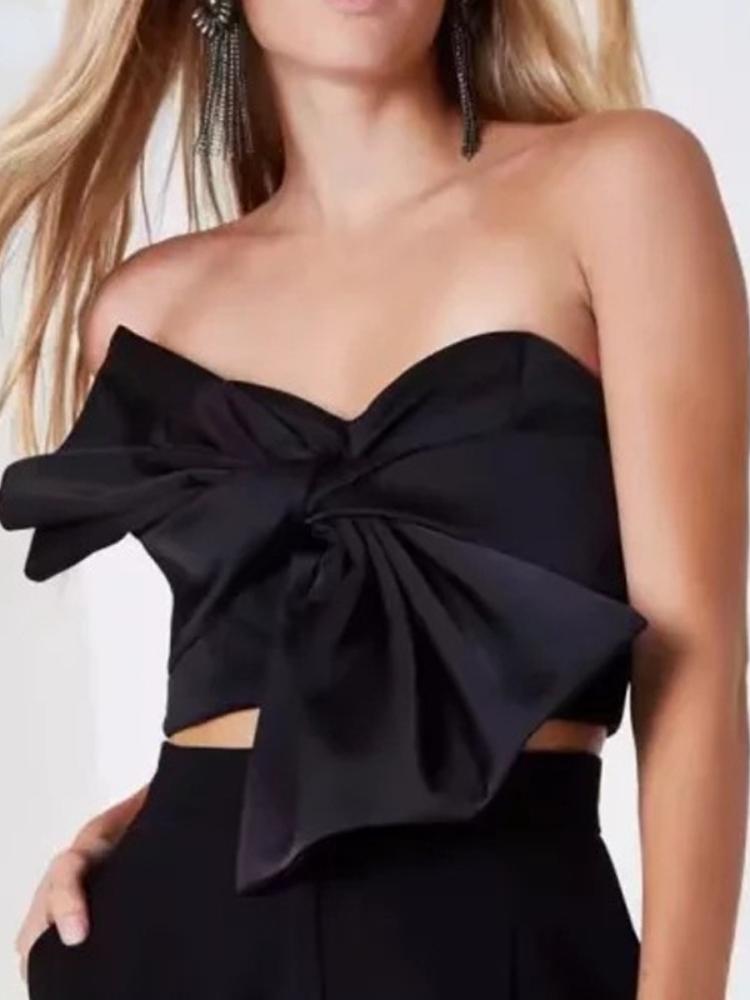 

Women' Tanks & Camis Sexy Black Red Tube Tops Shirts Summer Cropped Tank For Women Off Shoulder Backless With Zipper Strapless Blusas