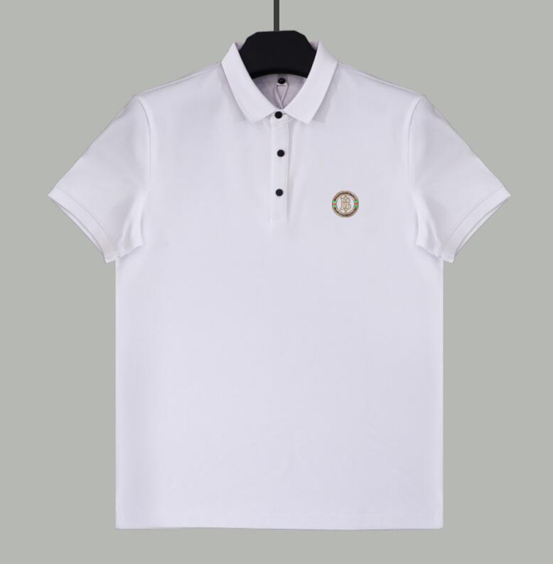 

SS01 designer clothes Men's Polos summer fashion slim pink white short sleeve men polo shirt tee mens clothes, Yellow