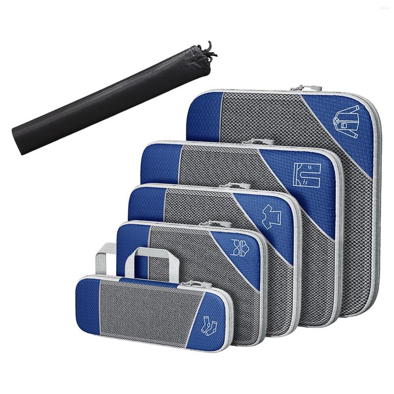 

Duffel Bags Compression Packing Cubes Expandable Suitcase Organizers Lightweight For Space Saving Keeping Organized, Picture shown