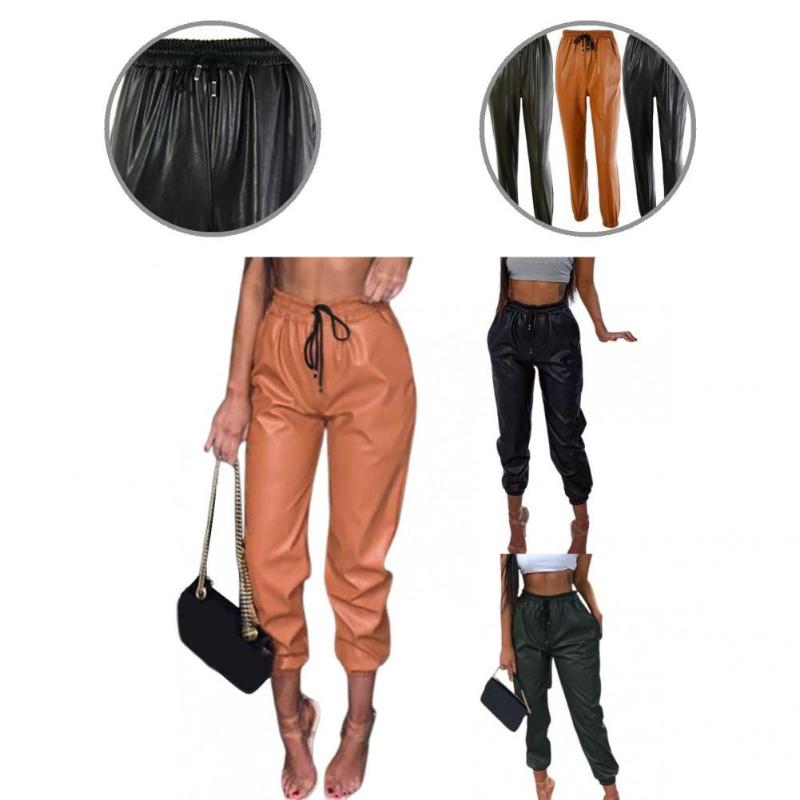 

Women's Pants & Capris Joggers Casual Streetwear Ankle Tied Loose-fitting Elasticity For Party Harem Trousers Women, Black