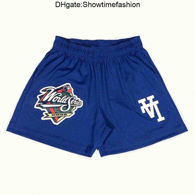 

Mens EE Basic Shorts World Series LA Blue Hip Hop Running Fitness Breathable Quick Dry Summer Gym Workout Male Mesh 7Y77, Wse black red