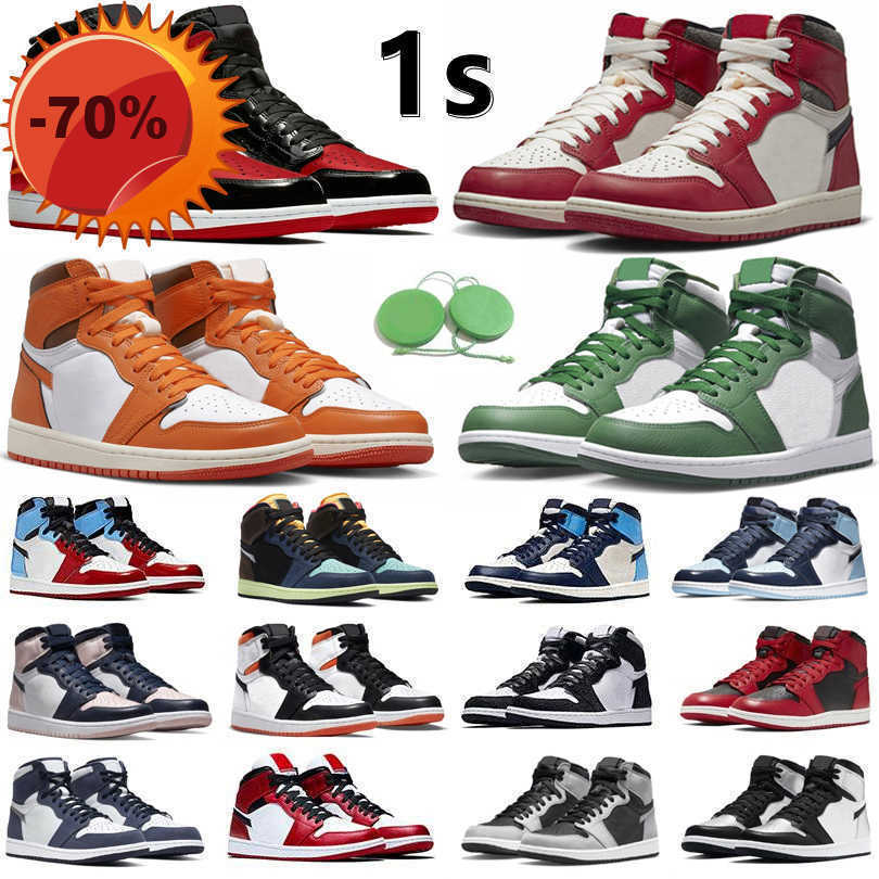 

Boots Outdoors 1 1s Mens Basketball Shoes Sneaker Lost Found Gorge Green StarFish Bred Patent Dark Mocha Grey Fog Denim Silver Newstalgia, Color#27