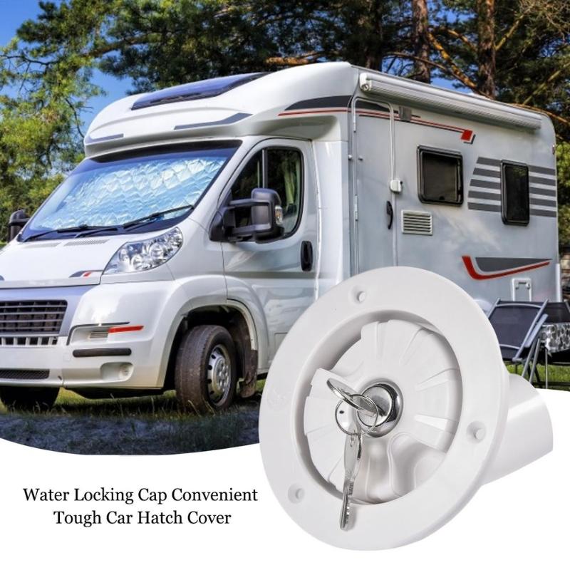 

All Terrain Wheels Parts Water Locking Cap Convenient Tough Car Hatch Cover Filling Inlet RV Caravan Motorhome With Keys