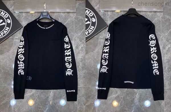 

A9qq Men's Hoodies Sweatshirts Chrome//heart Hoodie Chaopai Front Shoulder Early Autumn American Sweater Design Sense Long Sleeve 1 Nnf1 RA1L, Yellow