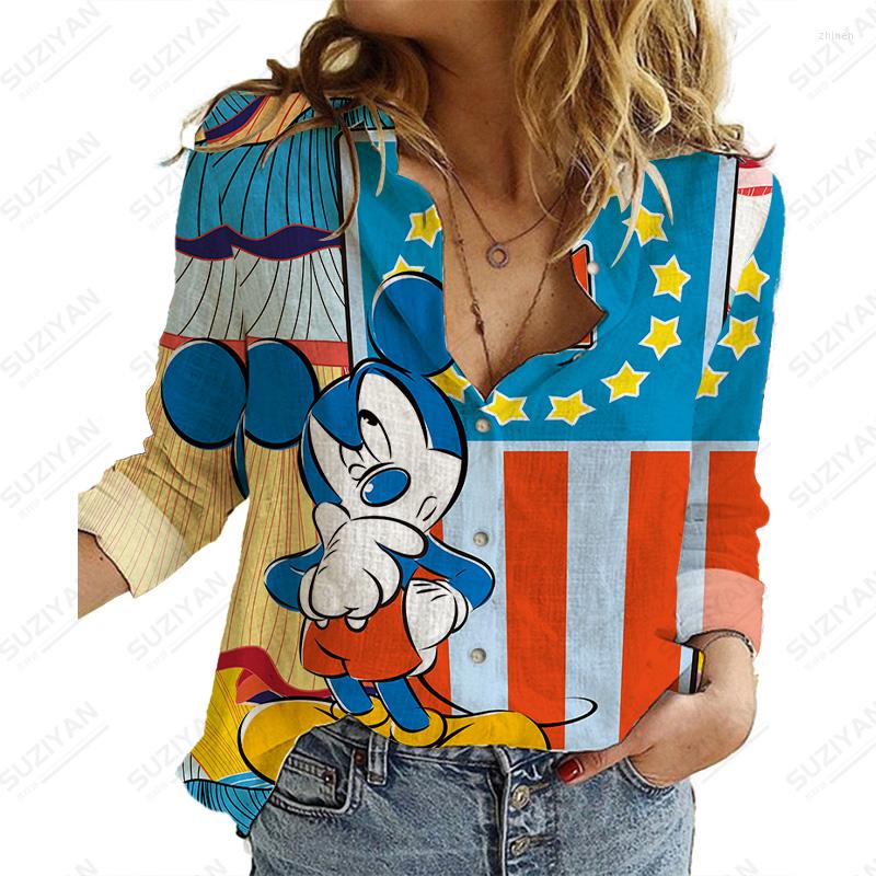 

Women' Blouses Ladies Shirt Temperament Casual Top Print Long Sleeve Autumn Elegant Shirts Spring And, Zh73999fg