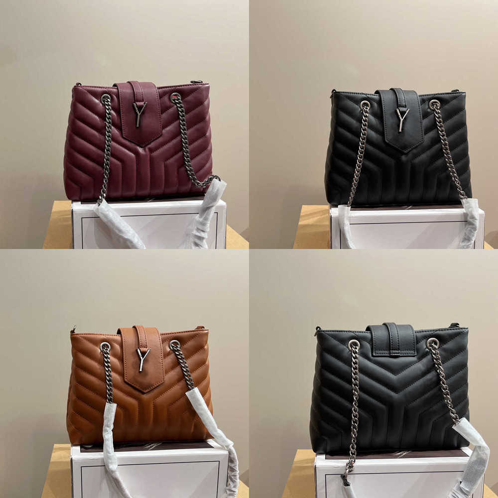 

Evening Bags top shoulder bag crossbody designer bags women chain handbag Classic Stripes Shopping Totes messenger bag purses leather hand bags 230220, Black