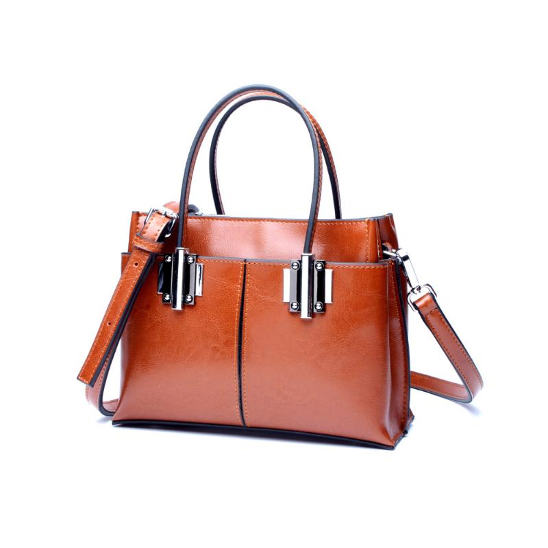 

Evening Bags Women's Handbag Business Designer Tote Bag Brown Genuine Leather Shoulder Female Messenger Vintage Hand ToteEvening, Black