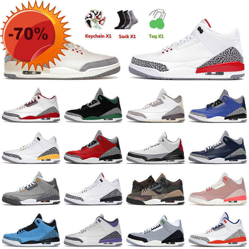 

Boots NEW Top Jumpman 3 3s III Men Basketball Shoes Muslin Knicks Rivals Unc Georgetown Desert Elephant Fragment Unc Laser Orange Black Cement, C32 desert elephant 36-47