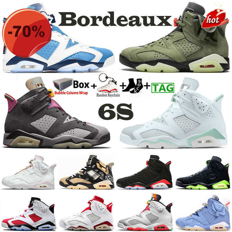 

Slippers Jumpman AMG VI 6 6s Men Basketball Shoes Electric Green Midnight Navy University Blue Bordeaux Hare UNC Infrared White Red Oreo Flint