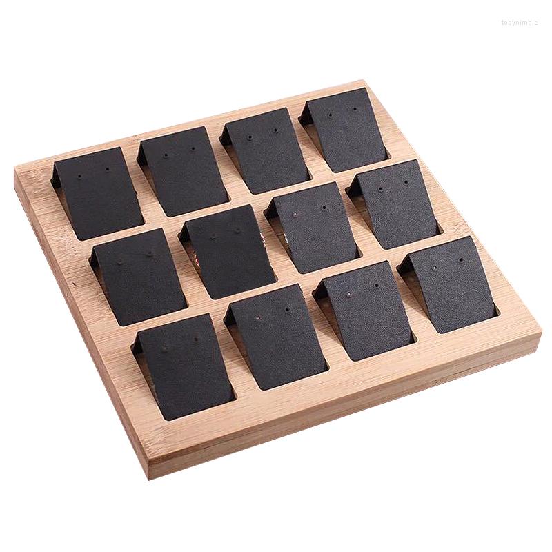 

Jewelry Pouches 12Pcs Earring Card Holder With Tray For Earrings Ring Multi-Function Storage Box Accessory Display